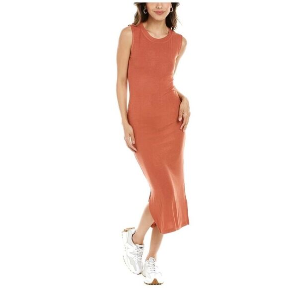 ❌WeWoreWhat  for Revolve Ribbed Midi Slip Dress Large  NWT - Picture 1 of 4